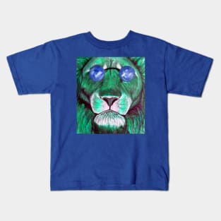 Steampunk lion Kids T-Shirt